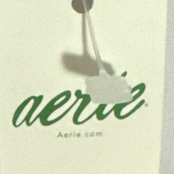 New AE AERIE Big Cats Bikini Bottom Metallic Gold Knot Accent Size M Swim Bottom - Picture 9 of 10